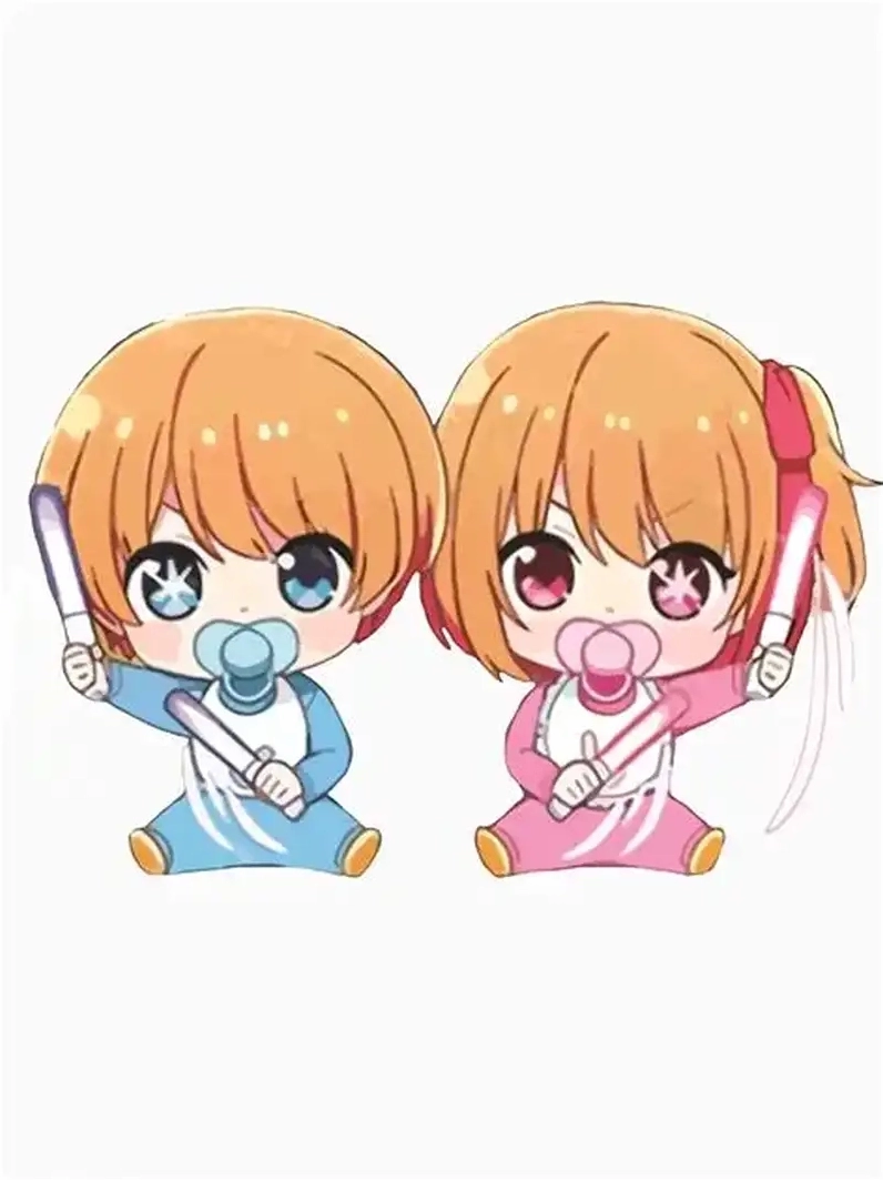 Thưởng thức chibi Aqua Hoshino fan art sáng tạo độc quyền