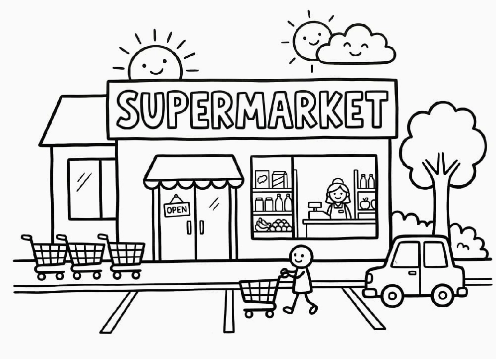 Tô Màu Siêu Thị