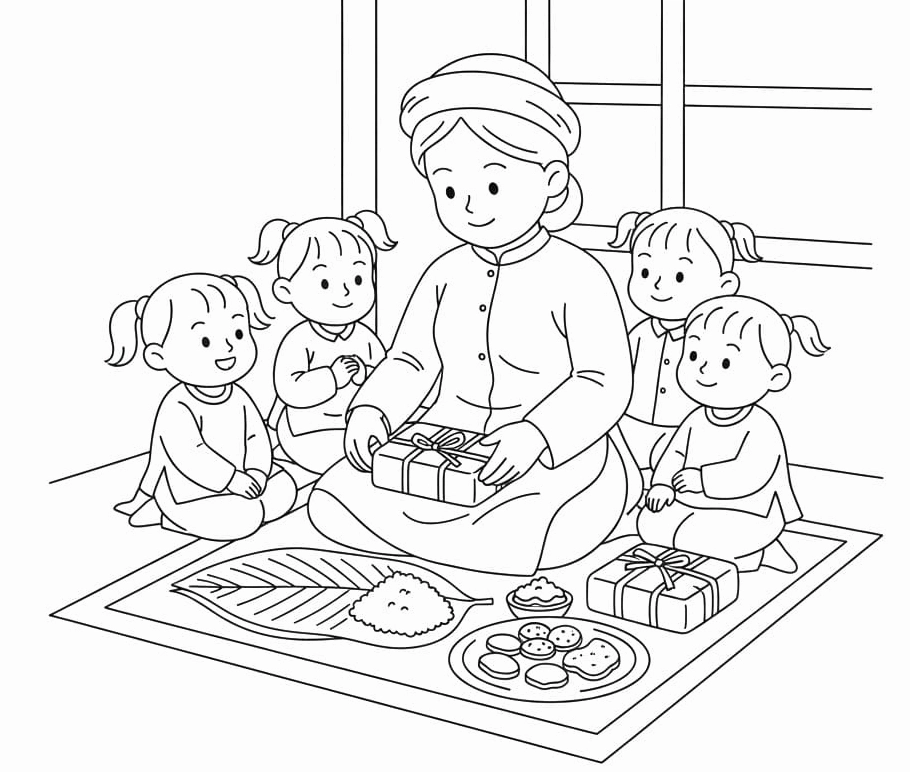 Tô Màu Tết Nguyên Đán