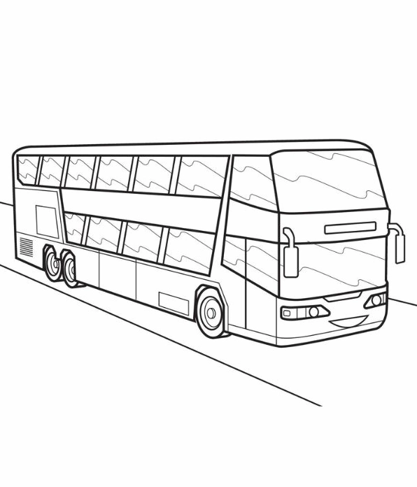 tô màu xe khách 34