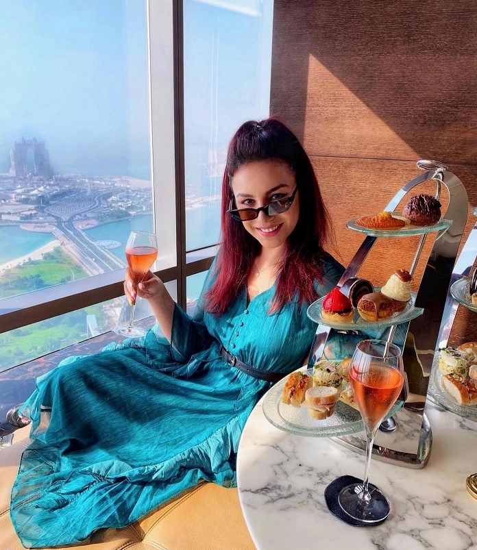 Toàn cảnh biển trời từ đài quan sát tháp Etihad