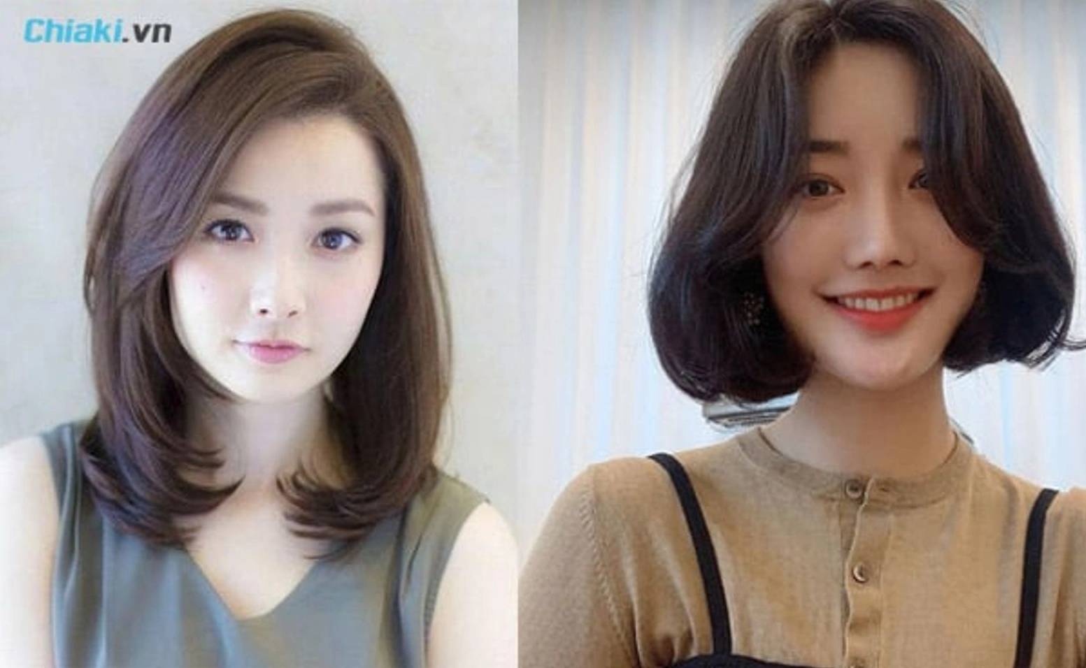 Tóc ngắn tinh tế giúp mềm mại hóa khuôn mặt vuông