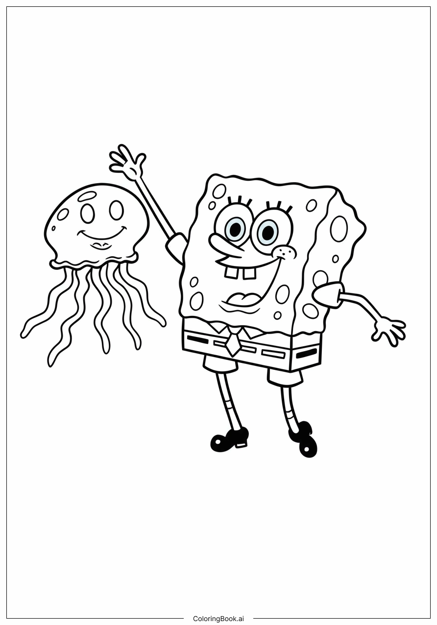 Trang tô màu spongebob