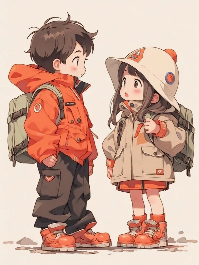 Trang trí điện thoại với hình chibi cute cặp siêu xinh