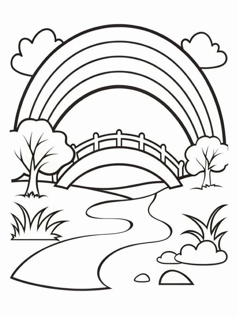 tranh phong cảnh đơn giản tinh tế