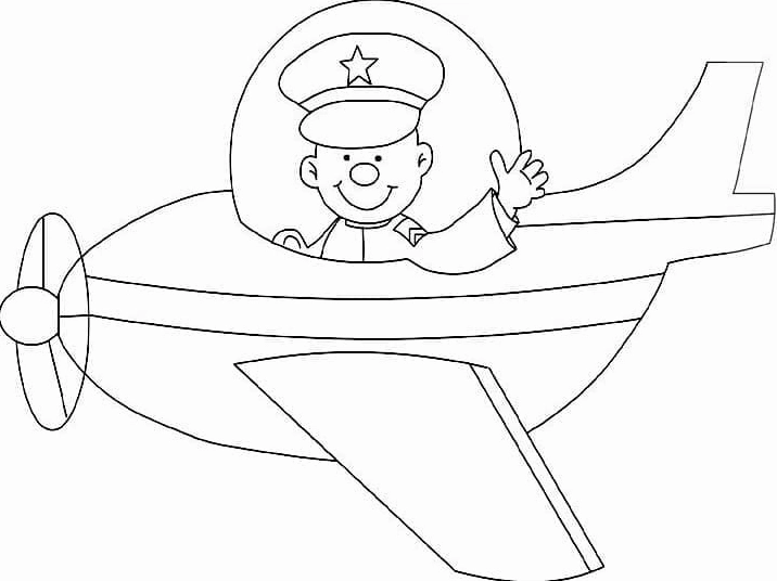 Tranh tô màu bộ đội Việt Nam láy máy bay