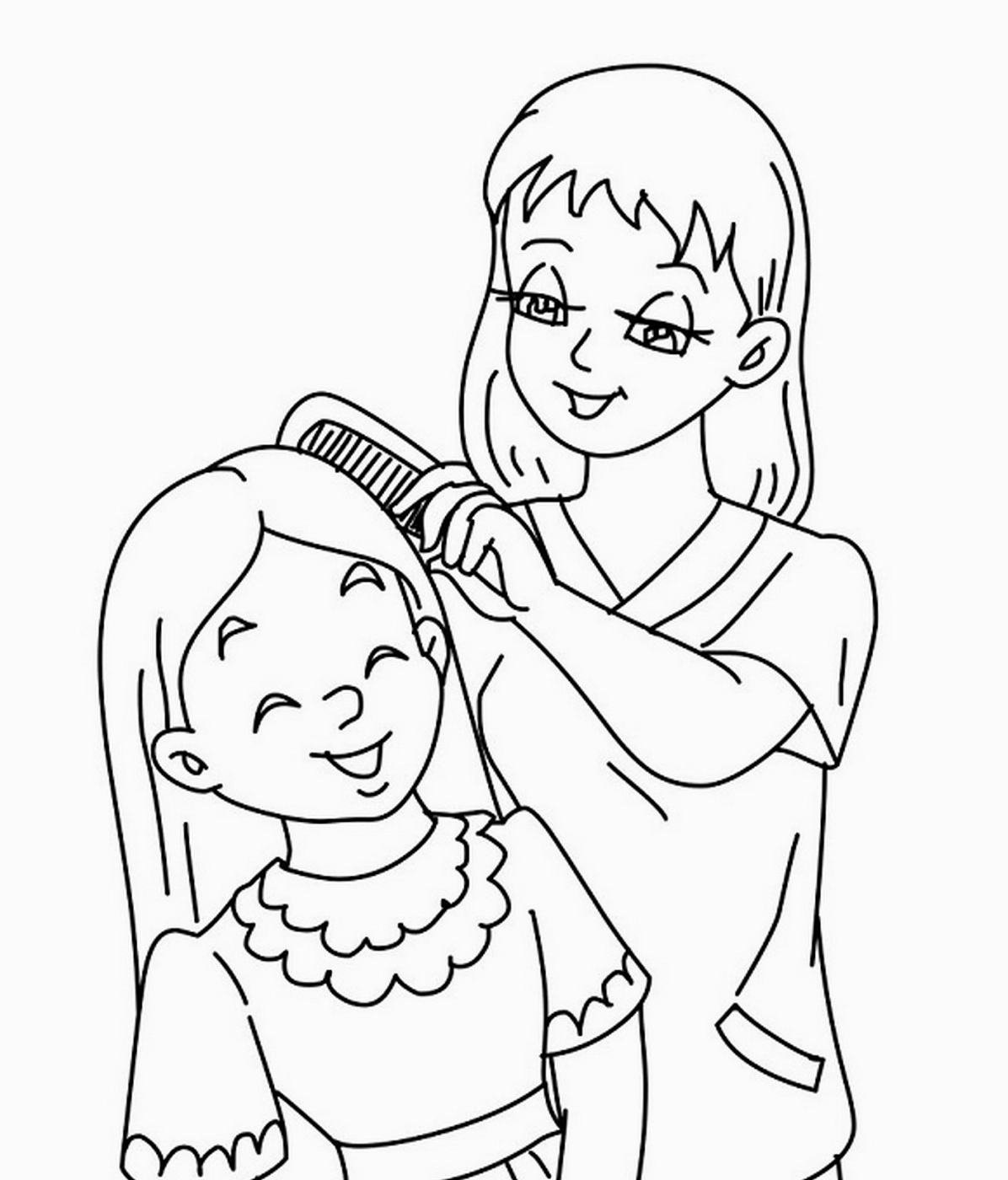 Tranh tô màu gia đình số 2 mang lại niềm vui sáng tạo cho trẻ