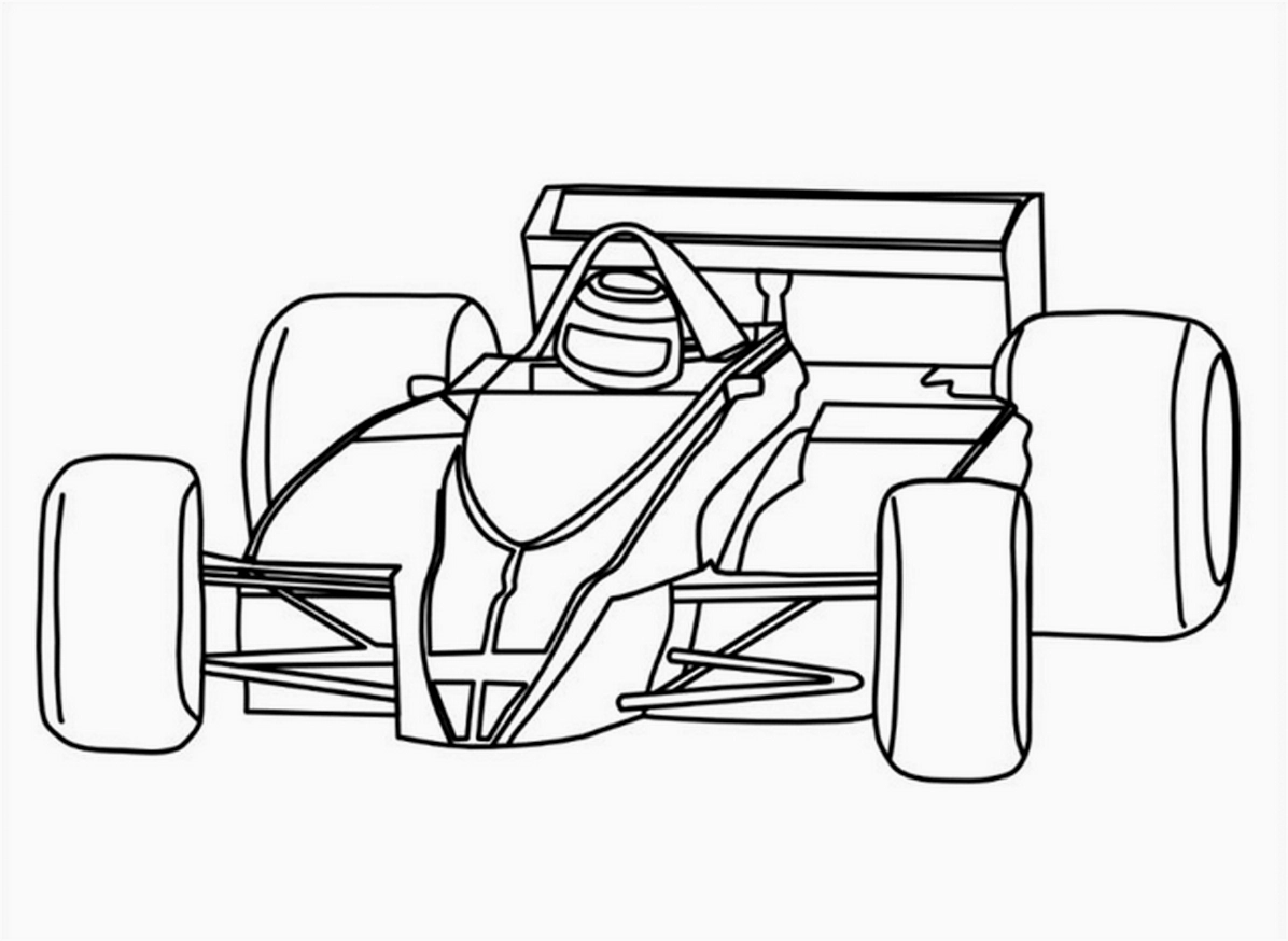 Tranh tô màu ô tô siêu xe số 2