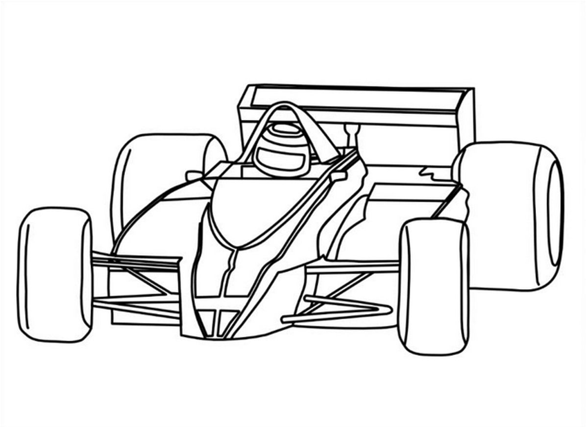 Tranh tô màu ô tô siêu xe số 2