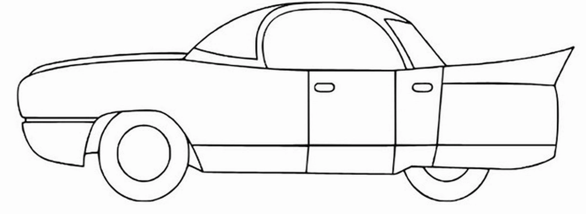 Tranh tô màu ô tô siêu xe số 3