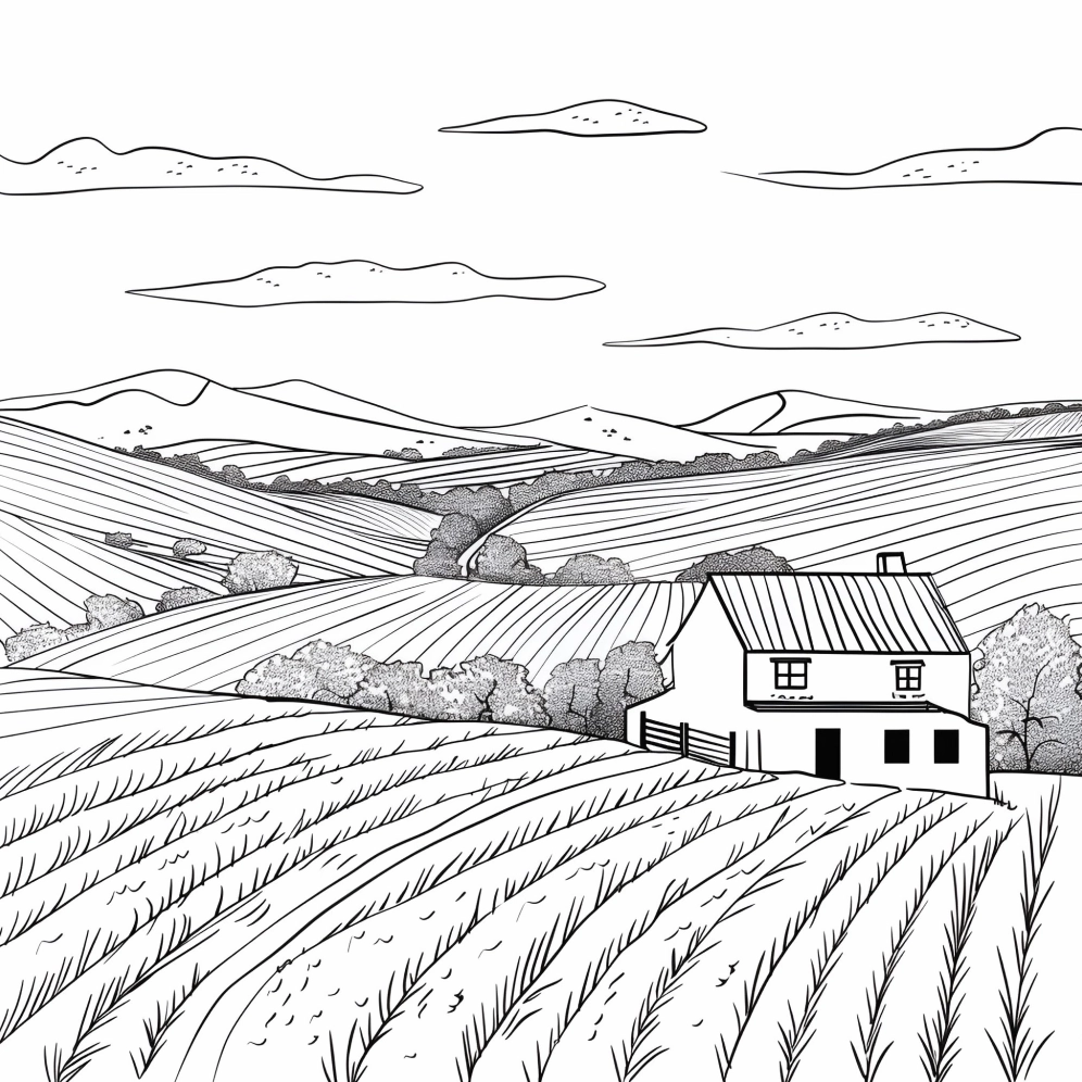 Tranh tô màu phong cảnh 3D sinh động cuốn hút trí tò mò của trẻ