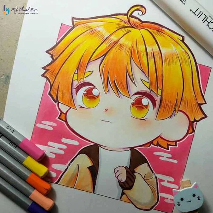 Tranh vẽ chibi anime