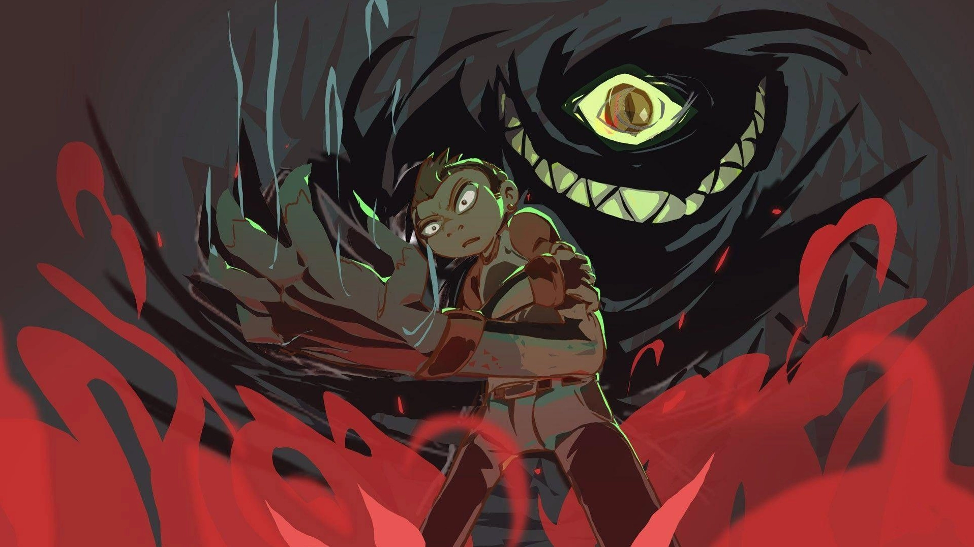 Transforming into a monster Wallpaper