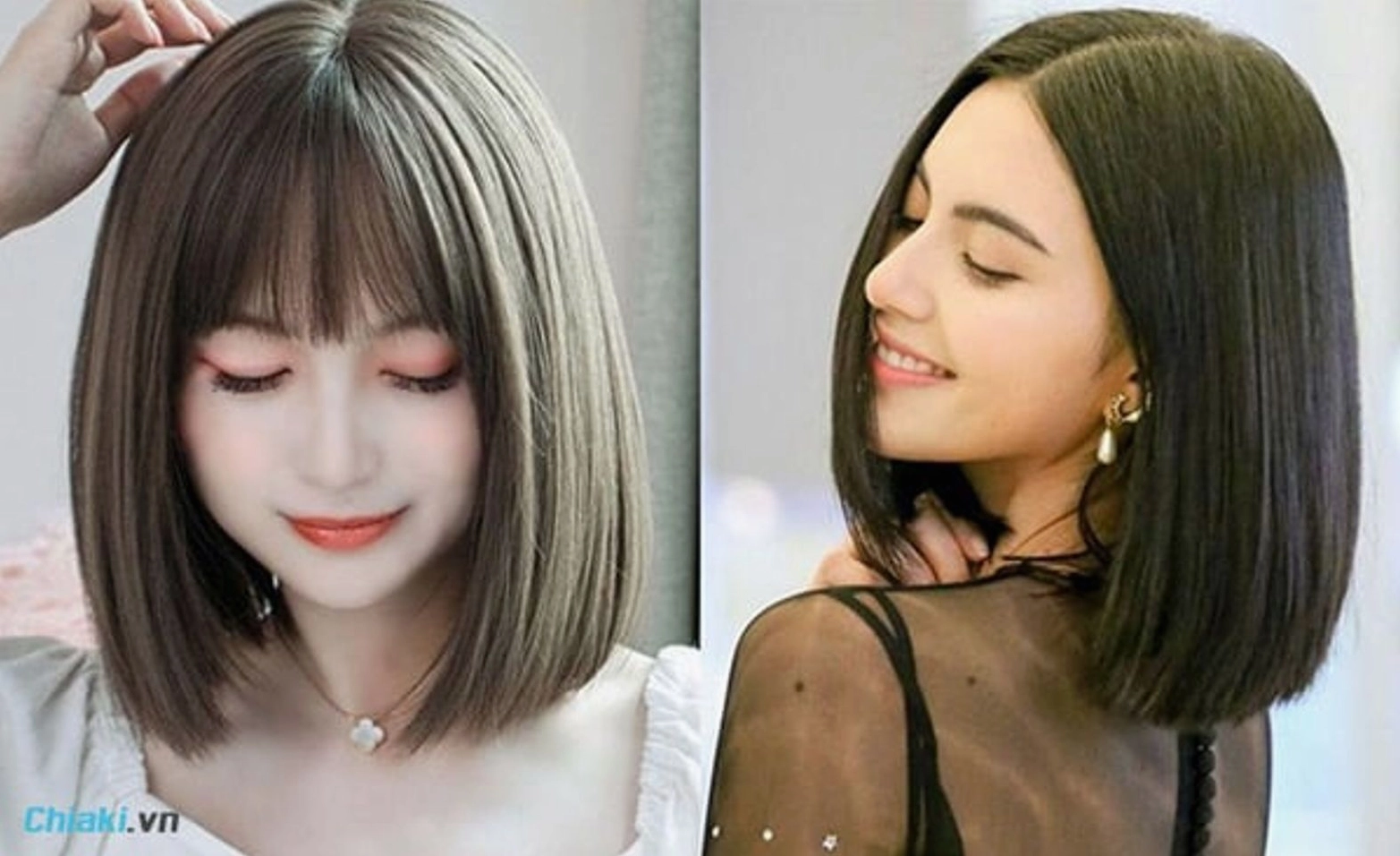 Vẻ đẹp mộc mạc của tóc duỗi thẳng tự nhiên