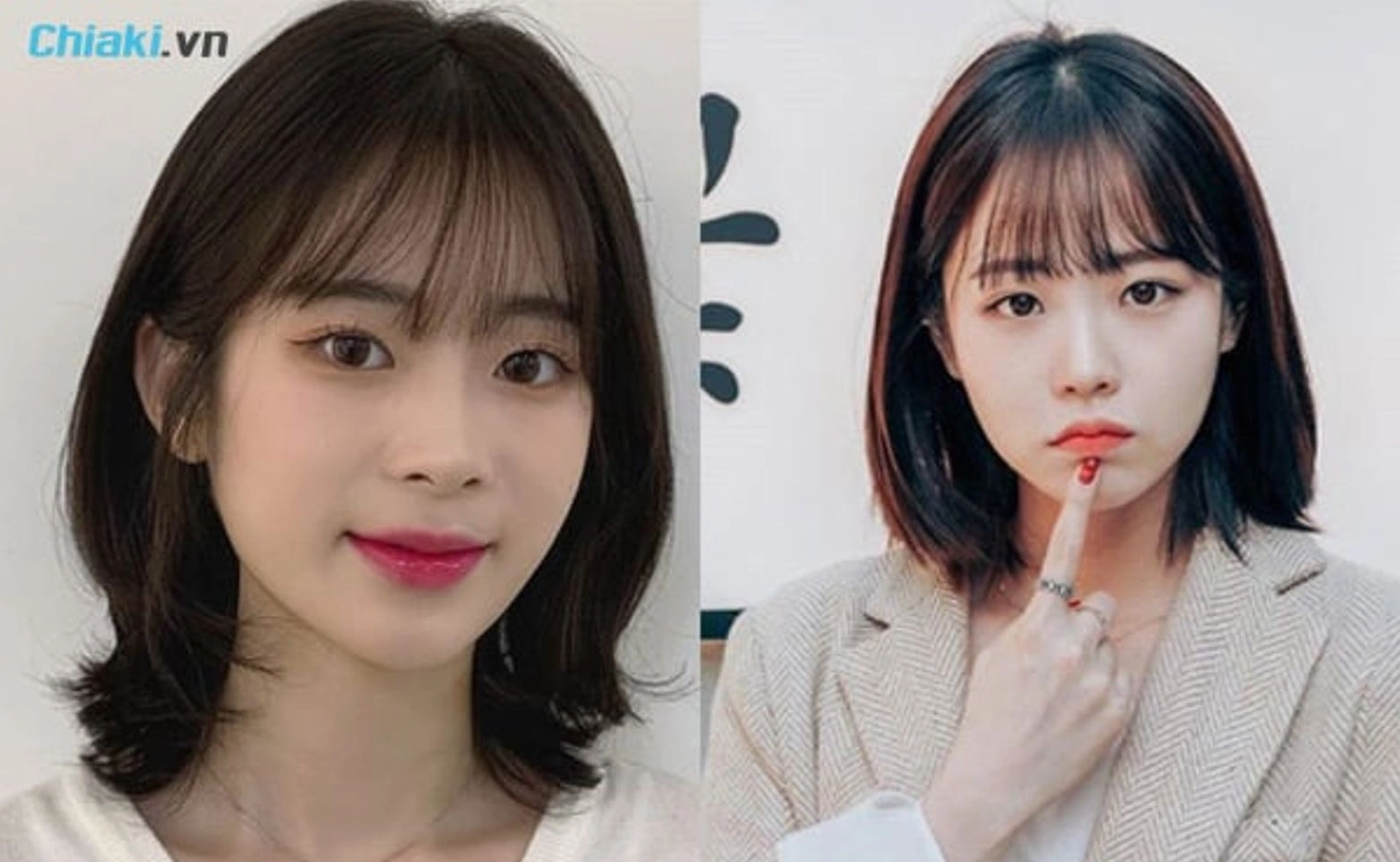 Vẻ đẹp mỏng manh với tóc ngắn mái thưa