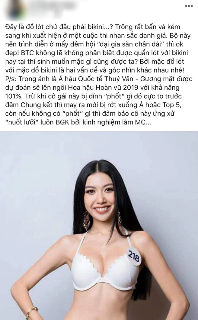 Vẻ đẹp mướt mắt của Á hậu Thụy Vân trong trang phục bikini