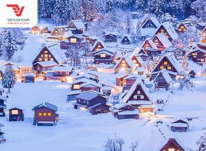 Vẻ đẹp thanh bình của Làng cổ Shirakawago giữa lòng thiên nhiên Nhật Bản