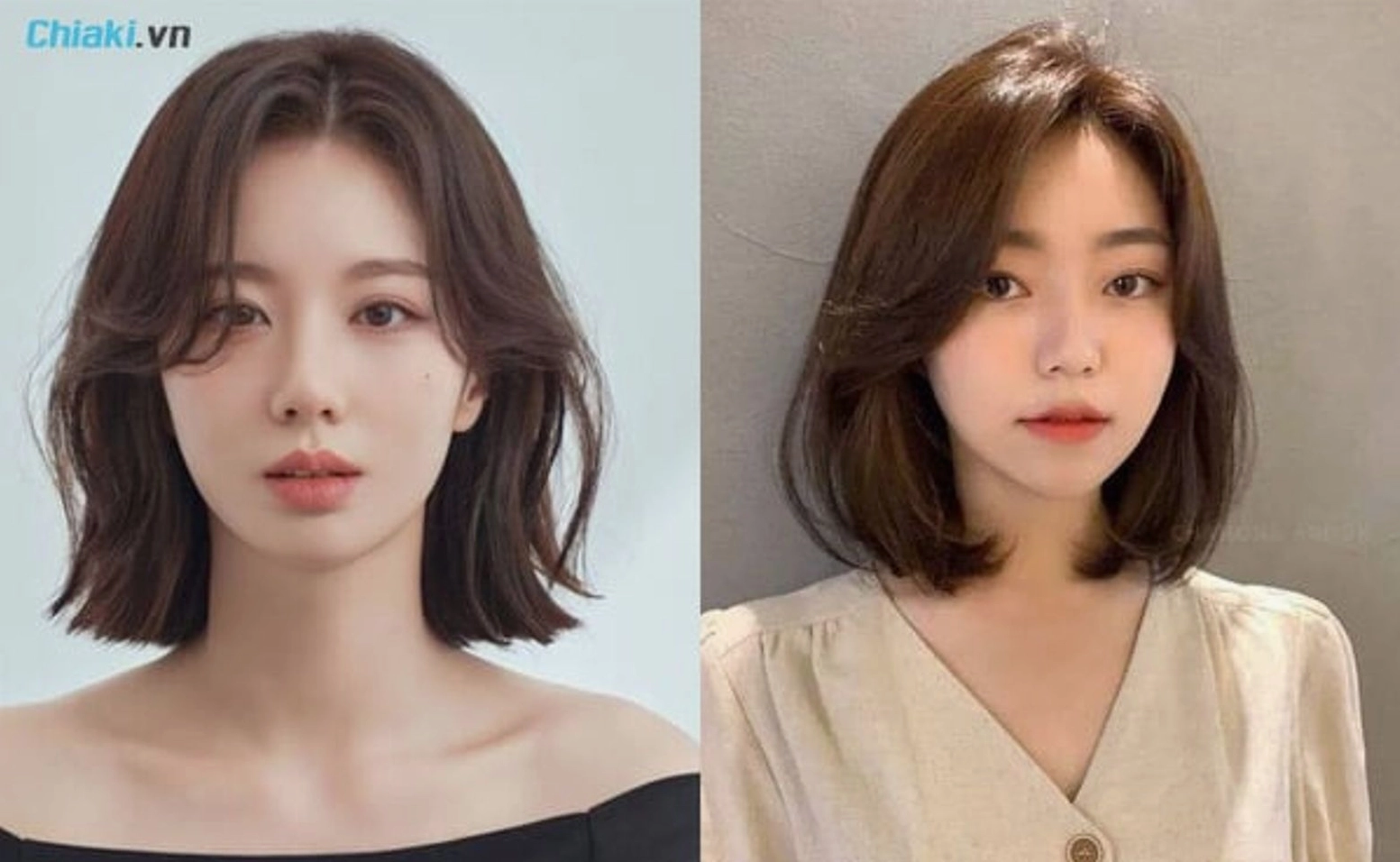 Vẻ đẹp thanh tú với tóc ngắn kết hợp mái bay