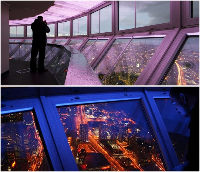 Vẻ đẹp tĩnh lặng và uy nghi của tháp CN Tower trong đêm