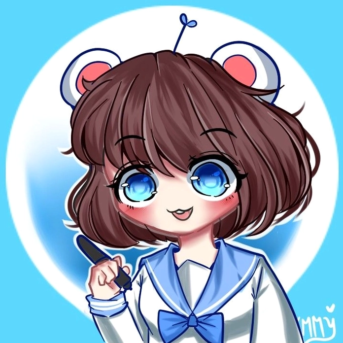 Wallpaper ảnh Simmy cute chibi dễ thương