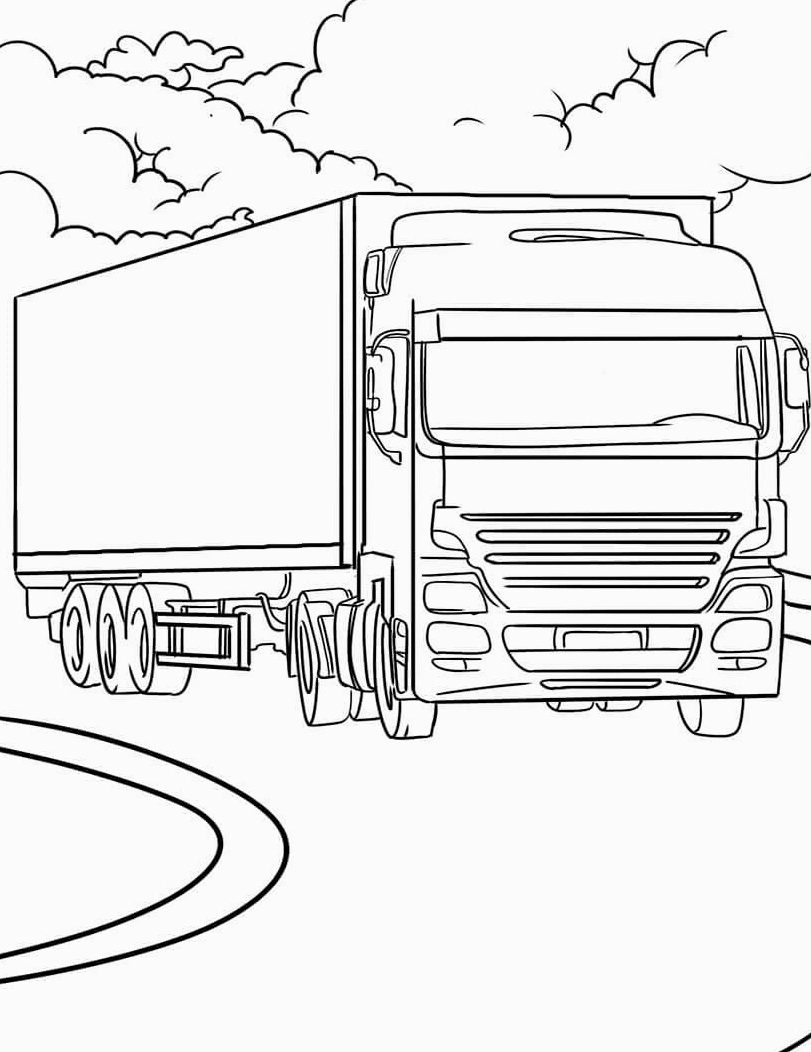 Xe Tải Lớn Chở Hàng