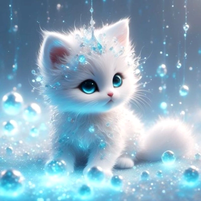 Xem ngay hình ảnh mèo con chibi dễ thương
