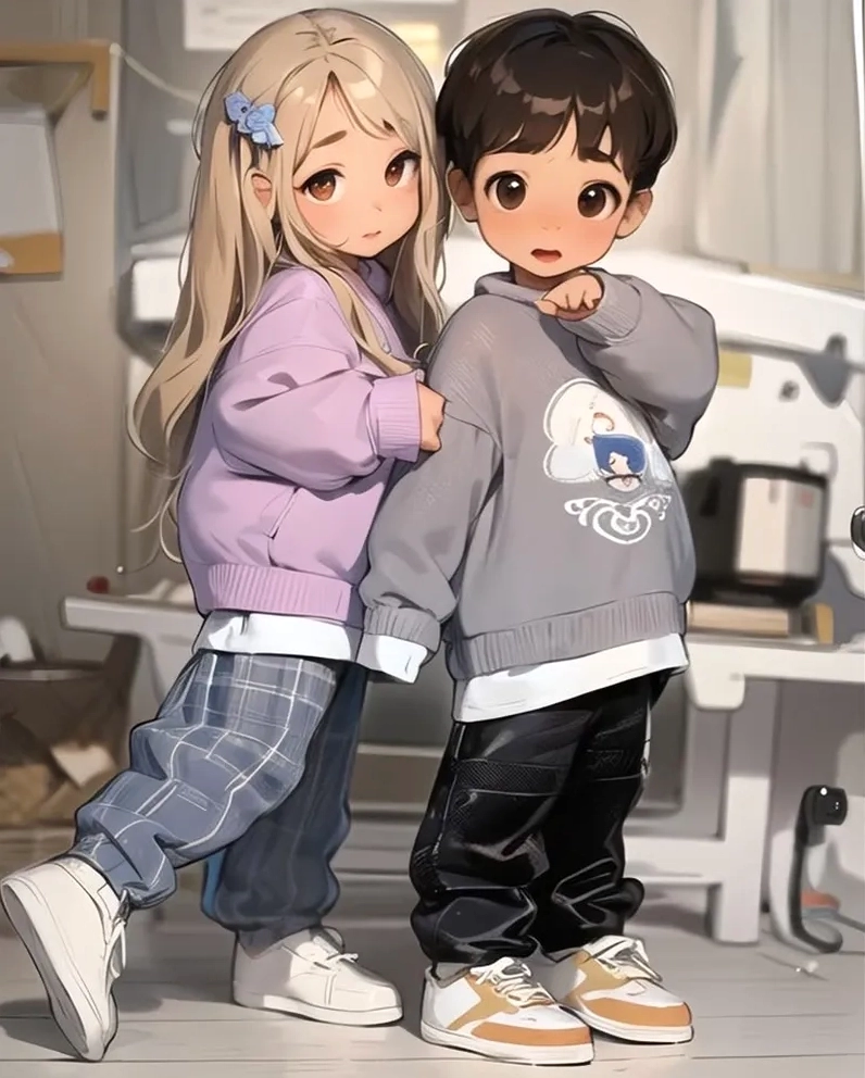 Yêu ngay từ cái nhìn đầu tiên với chibi cute cặp đôi