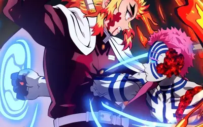 Tổng hợp ảnh Akaza và nhân vật khác trong Demon Slayer