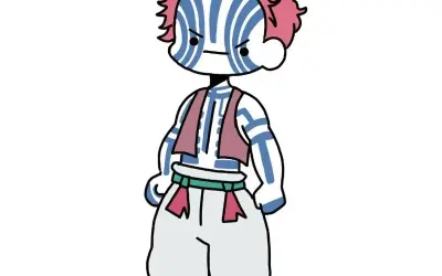 Bộ sưu tập ảnh Akaza chibi dễ thương và độc đáo nhất