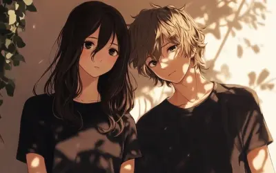 Sưu tầm ảnh anime cặp đôi tình cảm đẹp khó cưỡng