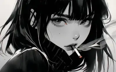 Khám phá ảnh anime đen trắng đẹp mang phong cách riêng