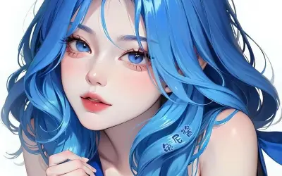 Bộ sưu tập avatar màu xanh dương cute chất lượng full HD