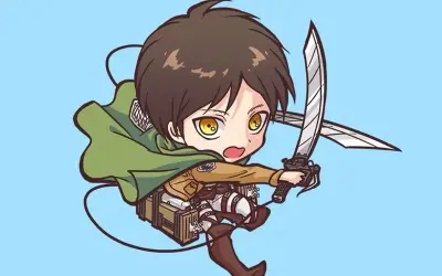 Bộ sưu tập ảnh chibi Eren dễ thương dành cho fan anime