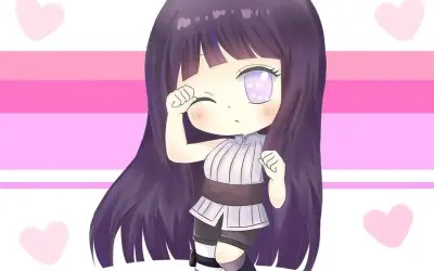 Bộ ảnh chibi Hinata độc đáo, đáng yêu cho các fan Naruto