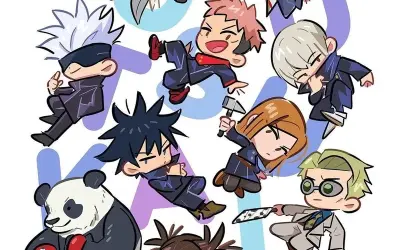 Ảnh chibi Jujutsu Kaisen dễ thương cực hot cho fan anime