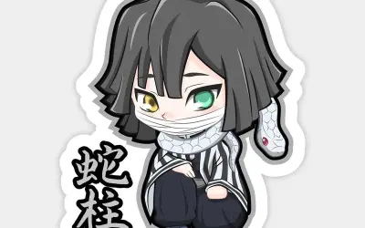 Ảnh chibi Obanai dễ thương dành cho fan anime Demon Slayer