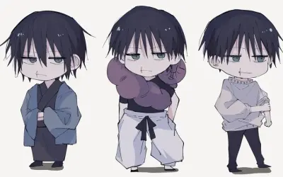 Hình ảnh chibi Toji cực dễ thương dành cho mọi fan anime