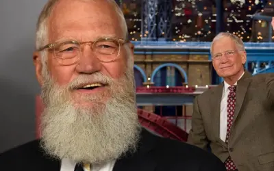 Ảnh David Letterman sân khấu ghi lại khoảnh khắc huyền thoại