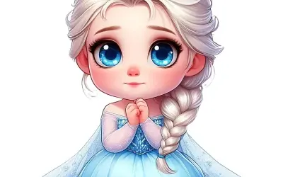Bộ sưu tập ảnh Elsa chibi dễ thương nhất cho fan Disney
