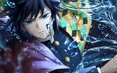 Tải ngay bộ ảnh Giyuu đẹp ngầu cho fan hâm mộ Kimetsu
