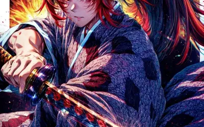 Top ảnh Kokushibo đẹp, ngầu và bí ẩn trong Kimetsu no Yaiba