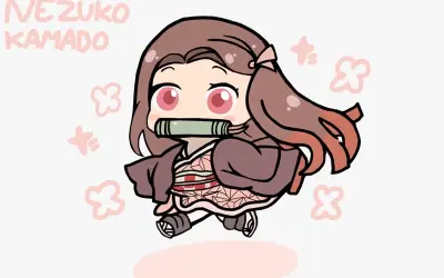 Ảnh chibi Nezuko xinh xắn, ngộ nghĩnh không thể bỏ qua