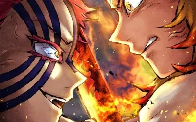 Ảnh Rengoku và nhân vật khác trong Kimetsu no Yaiba