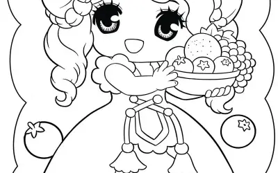 Tranh tô màu chibi cute hấp dẫn mọi bạn nhỏ yêu nghệ thuật