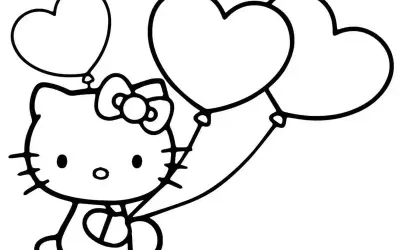 Tổng hợp tranh tô màu hello kitty siêu dễ thương cho bé