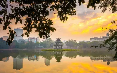 Bộ sưu tập ảnh phong cảnh Hồ Gươm đẹp mê hồn mọi góc nhìn
