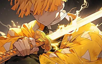 Tổng hợp avatar Zenitsu đẹp, ấn tượng cho mạng xã hội