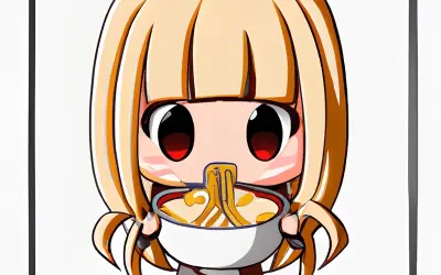 Tuyển tập ảnh chibi ăn uống ngộ nghĩnh và đáng yêu nhất