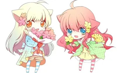 Hình ảnh chibi bạn bè độc đáo, sáng tạo và đầy màu sắc