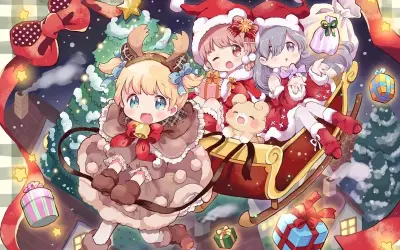 Ngắm trọn bộ ảnh chibi Giáng Sinh siêu cute cho mùa lễ hội